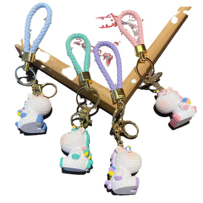 Wholesale Key pendant, keychain, resin couple, cute keychain, high-end niche pendant