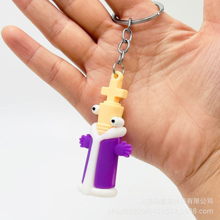 Wholesale Creative Cartoon PVC Keychain JDC-KC-XiangY069