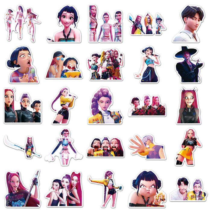 Wholesale 100pcs KPOP stickers animated decorative stickers