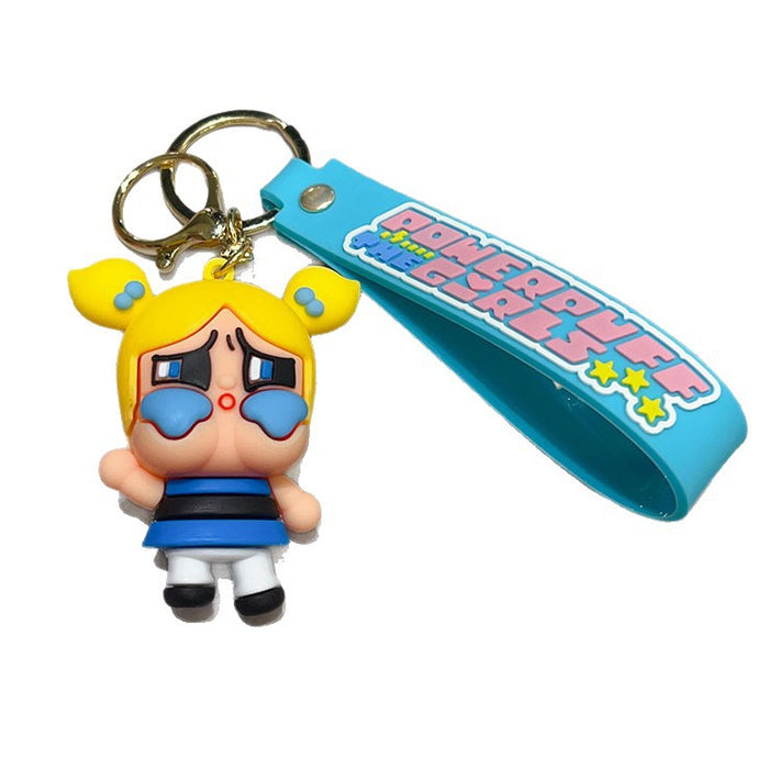 Wholesale Girls Keychain Crying Baby Pendant Bag Car Key Chain Doll Machine Gift Manufacturer