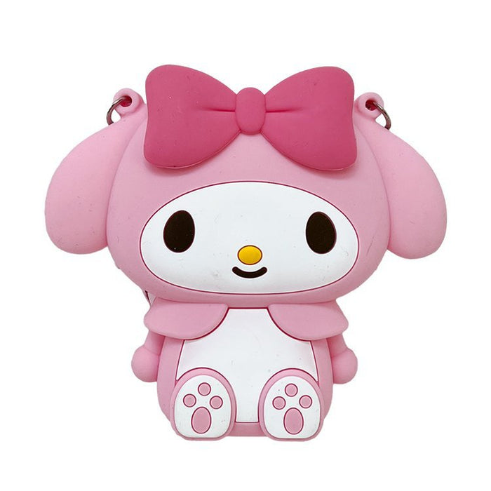 Wholesale Cute round bag, children's silicone crossbody bag, fashionable change bag