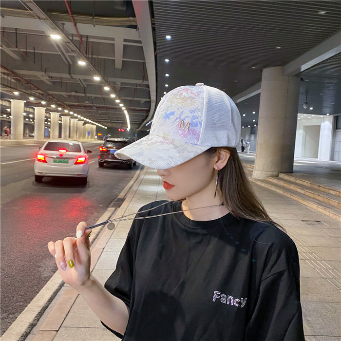 Wholesale Sunshade Bronzing Large Brim Camouflage Baseball Cap Face Revealing Cap