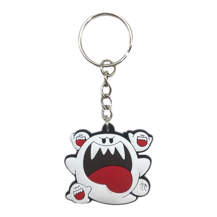 Wholesale 10pcs Cartoon Mushroom Keychain Pendant PVC Key Pendant School Bag Decoration