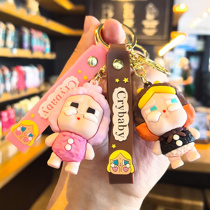Wholesale  Silicone Keychain Cartoon Pendant Car Key Accessory