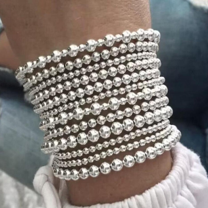Wholesale CCB round pearl bow bracelet
