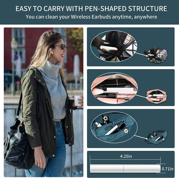 Wholesale ABS Multi-purpose Cleaning Pen Bluetooth Headset Cleaning Pen JDC-HA-YuanZhi001