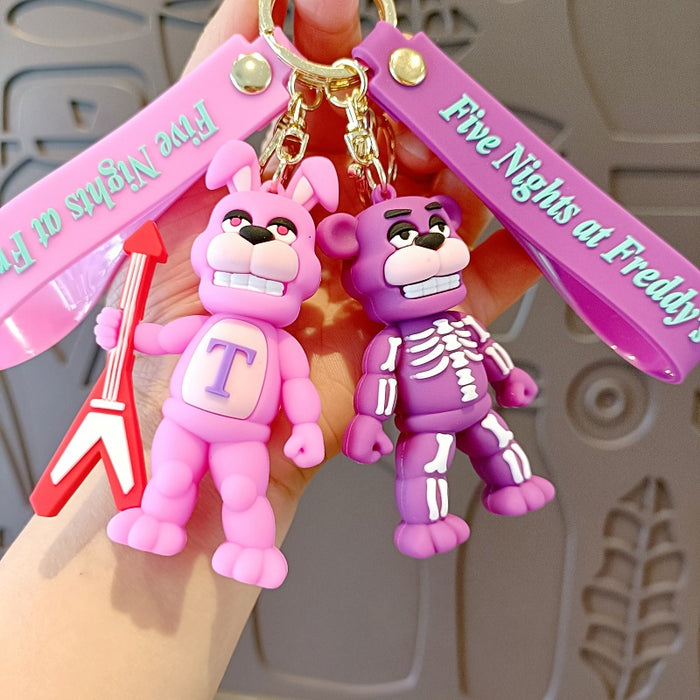 Wholesale Mutant Animal Cartoon Doll Silicone Keychain JDC-KC-MingT064