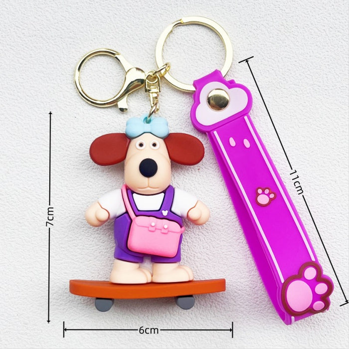Wholesale PVC Cartoon Doll Keychain JDC-KC-WuYi021