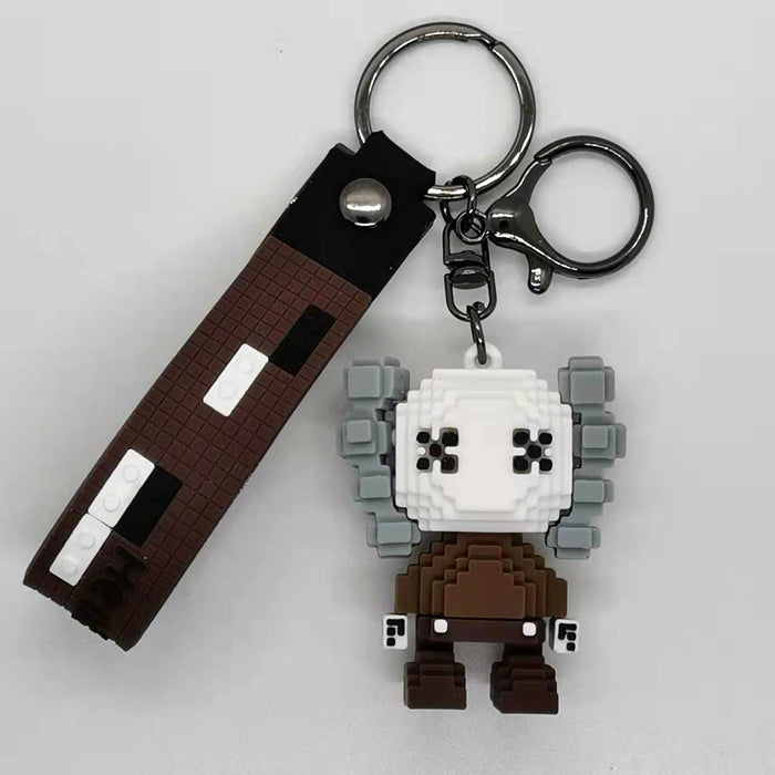 Wholesale cartoon  bear doll keychain pendant bag car key chain accessories gift