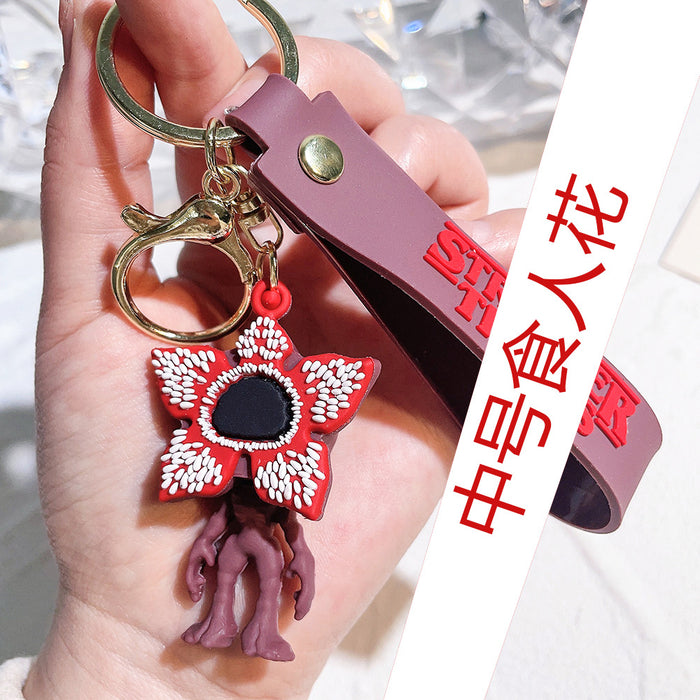 Wholesale Cartoon Silicone Doll Keychain JDC-KC-QiChao041