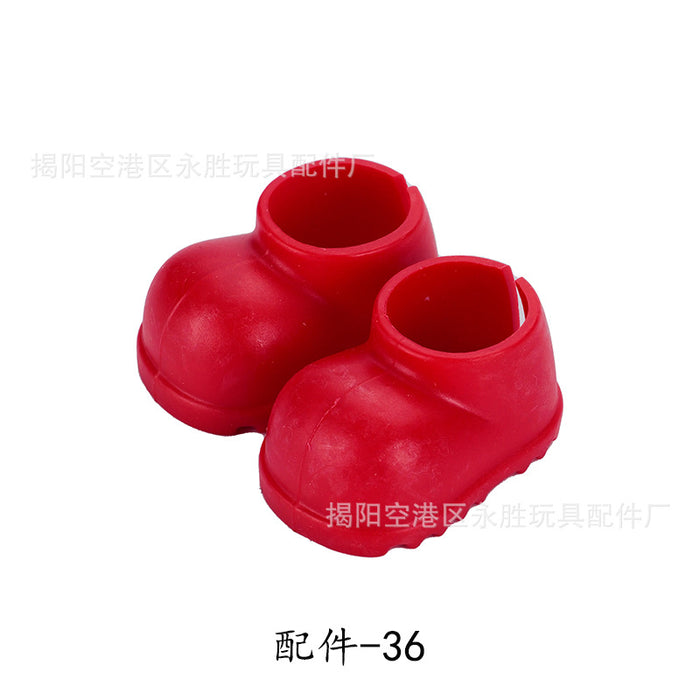 Wholesale Doll clothes Keychain Hanging Cotton Doll Dress up Shoes Boots with Pendant