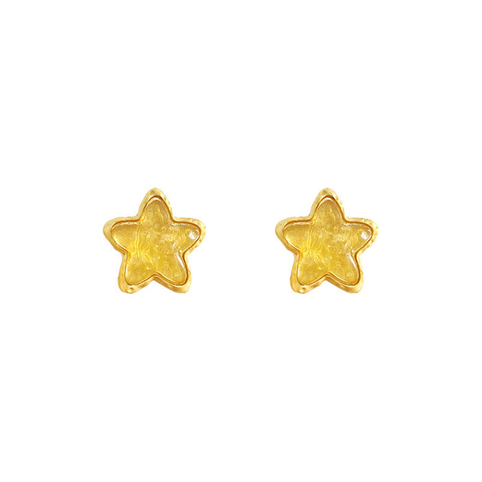 Wholesale Star Earclip Women's No Ear Hole Earrings New Small Design Earrings