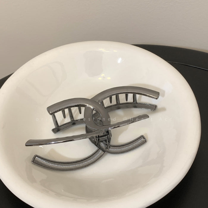 Wholesale Metal Grab Clip Women's Large Hair Size Multi-hairpin Design Sense Niche Shark Clip