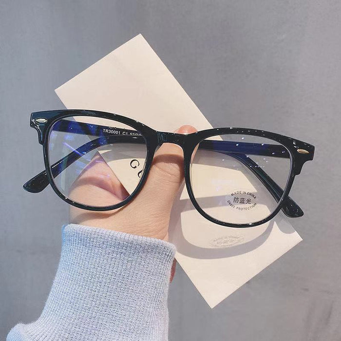 Wholesale Anti-blue Light Flat Glasses Frame Women's Korean-style Myopia Glasses