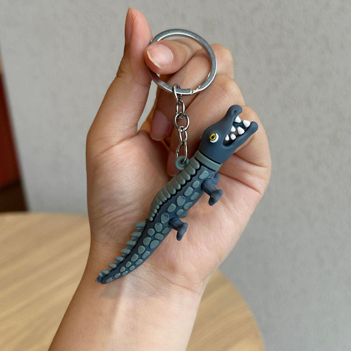 Wholesale Crocodile PVC cartoon backpack pendant backpack pendant decoration