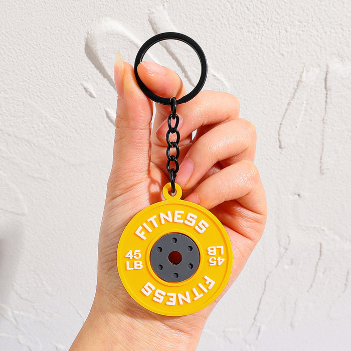 Wholesale Creative Mini Dumbbell Keychain