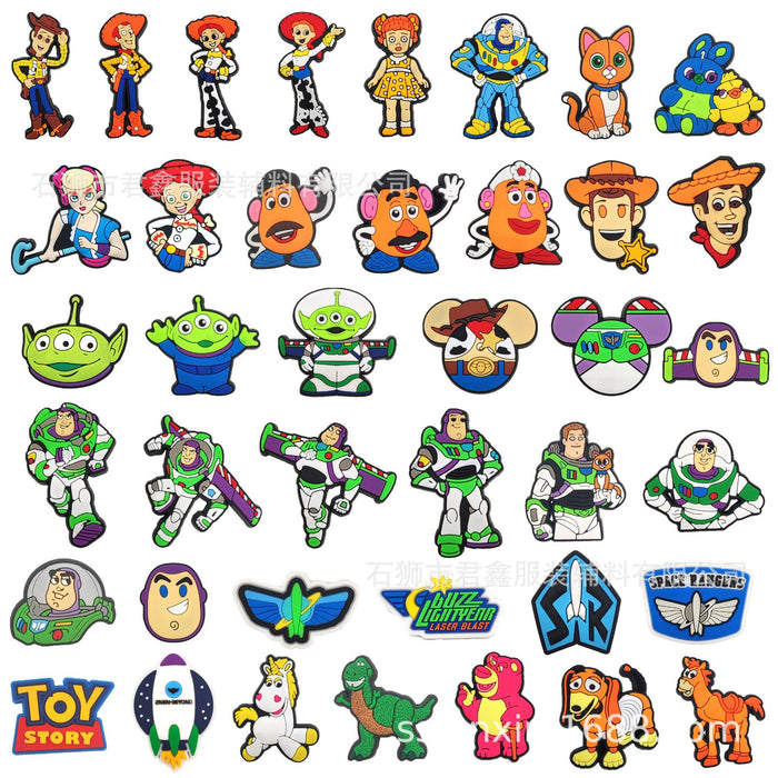 Wholesale 50pcs Cartoon Hole Shoes Accessories  Shoes Charms