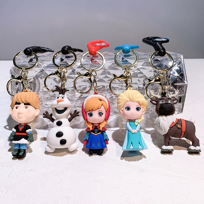 Wholesale Cartoon Silicone Doll Keychain JDC-KC-QiChao044