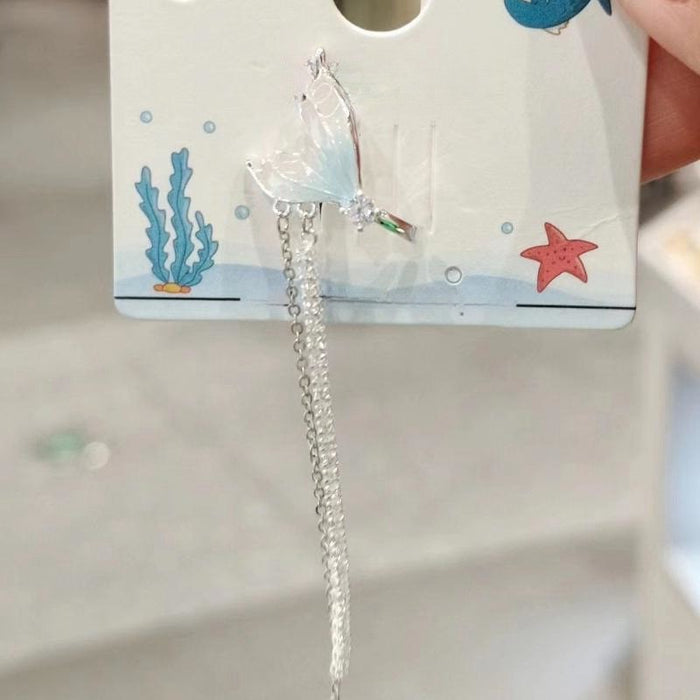 Wholesale Butterfly earrings, light luxury without ear holes and earrings