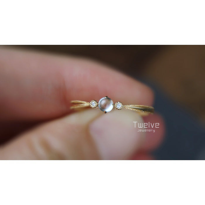 Wholesale Inlaid ring, light luxury temperament, simple and versatile accessory, niche design