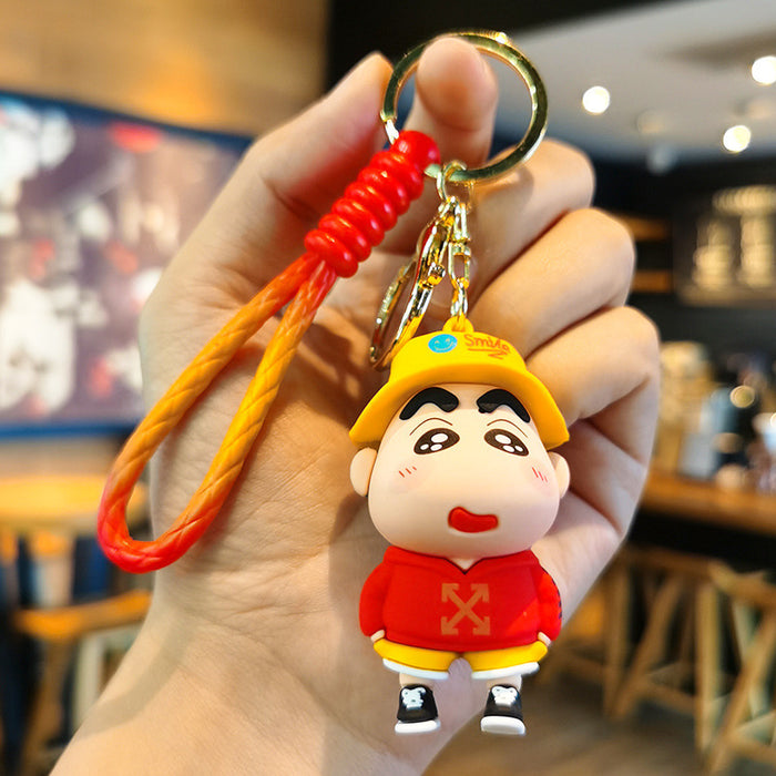 Wholesale Cute Cartoon Keychain Red Braided Style for Bag and Car Key Accessory Gift