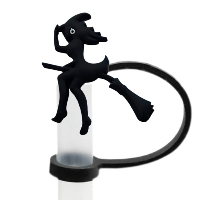 Wholesale 10pcs  doll straw cap straw dust cap dust cover personalized drink straw cover cross-border