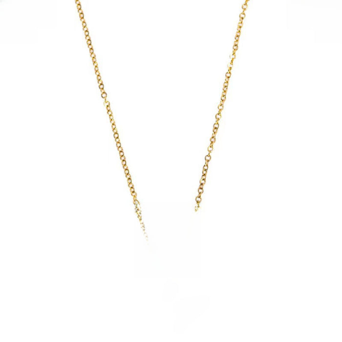 Wholesale Letter necklace collarbone chain simple titanium steel non fading jewelry trend