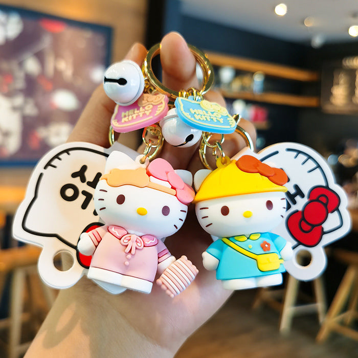 Wholesale Cartoon Doll Silicone Keychain JDC-KC-Tingm235