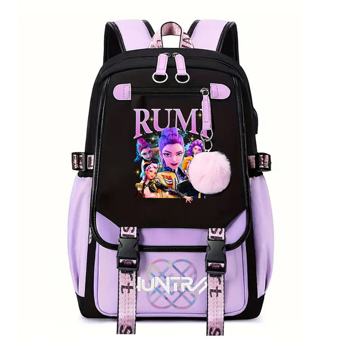 Wholesale  Fashionable Color-Block Unisex Backpack , Lightweight and Large Capacity