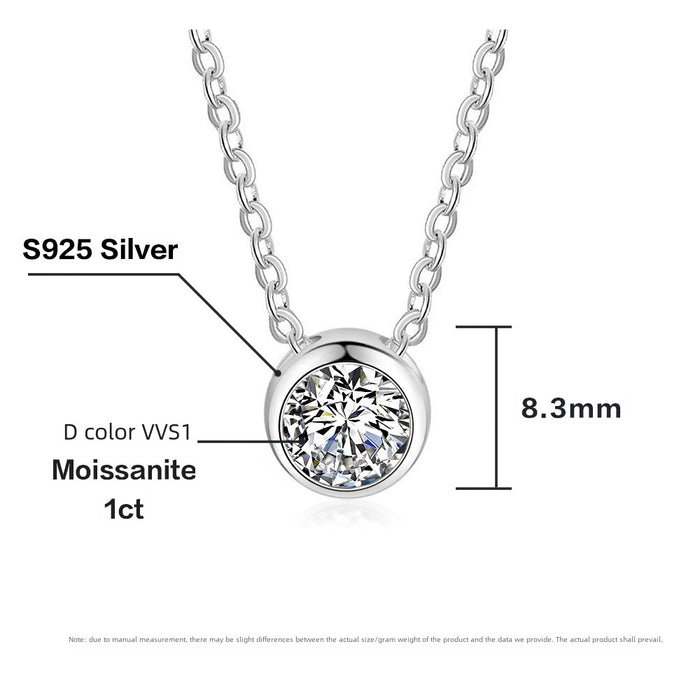 Wholesale Pure silver necklace pendant with simple design