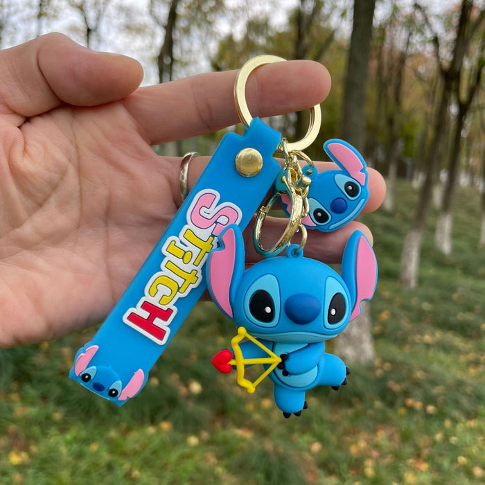 Wholesale Cartoon 3D Doll Keychain, Car Keychain, Bag Pendant