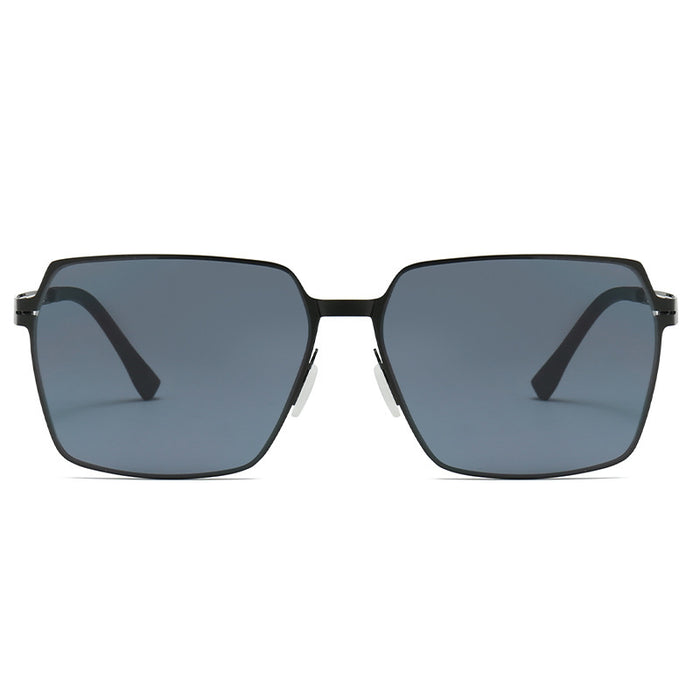 Wholesale New Sunglasses Metal Steel Leather Glasses Hollow High Definition Sunglasses