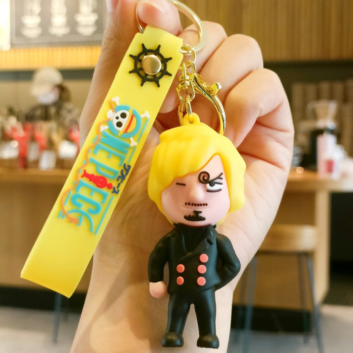 Wholesale Cute 3D Doll Silicone Keychain JDC-KC-MingT147