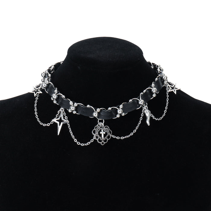 Wholesale Jewelry Necklace Dark Gothic Love Clavicle Chain choker Collar Necklace