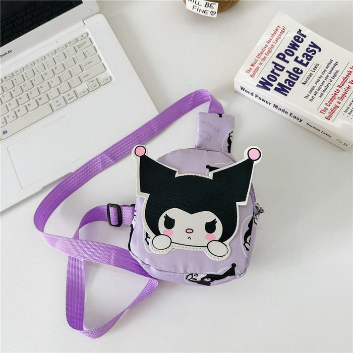 Wholesale Children's Bags Cartoon Cute Chest Bags Kuromi Super Lightweight Carrying Boys and Girls Snack Bags Shoulder Bags JDC-SD-YT001