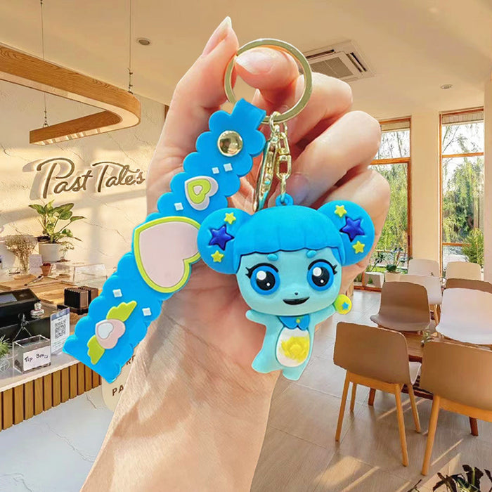 Wholesale Cartoon Cute Keychain Pendant Wholesale Epoxy Doll Car Small Ornament Jewelry Doll Accessories Couple