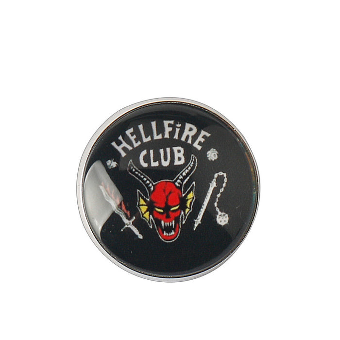 Wholesale Fashionable film and television peripheral alloy round brooches