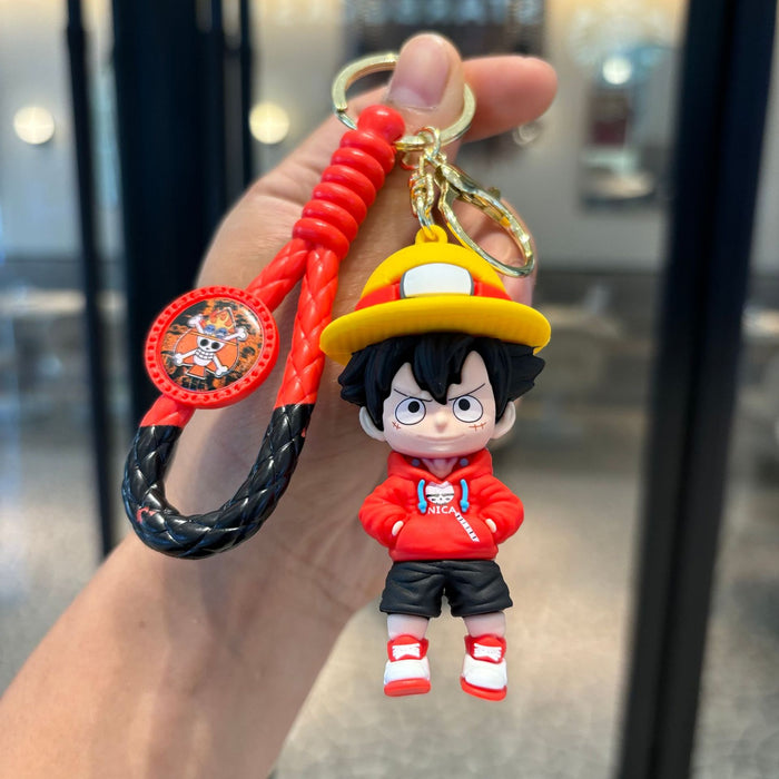 Wholesale Silicone Cartoon Doll Keychain JDC-KC-PengYu023