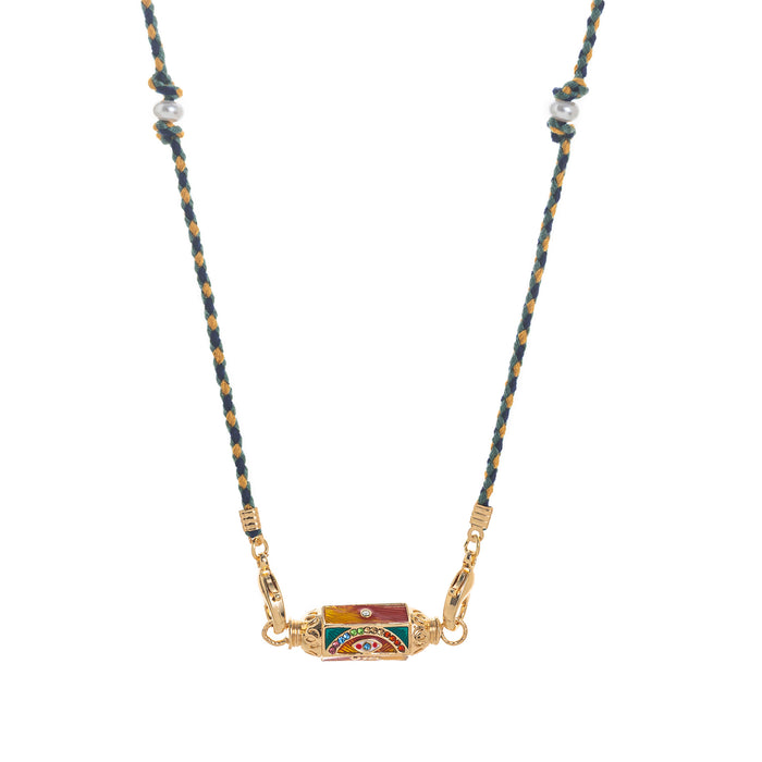 Wholesale Valentine' s Day Colorful Tarot Card Necklace