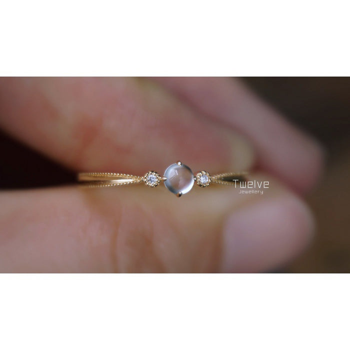 Wholesale Inlaid ring, light luxury temperament, simple and versatile accessory, niche design