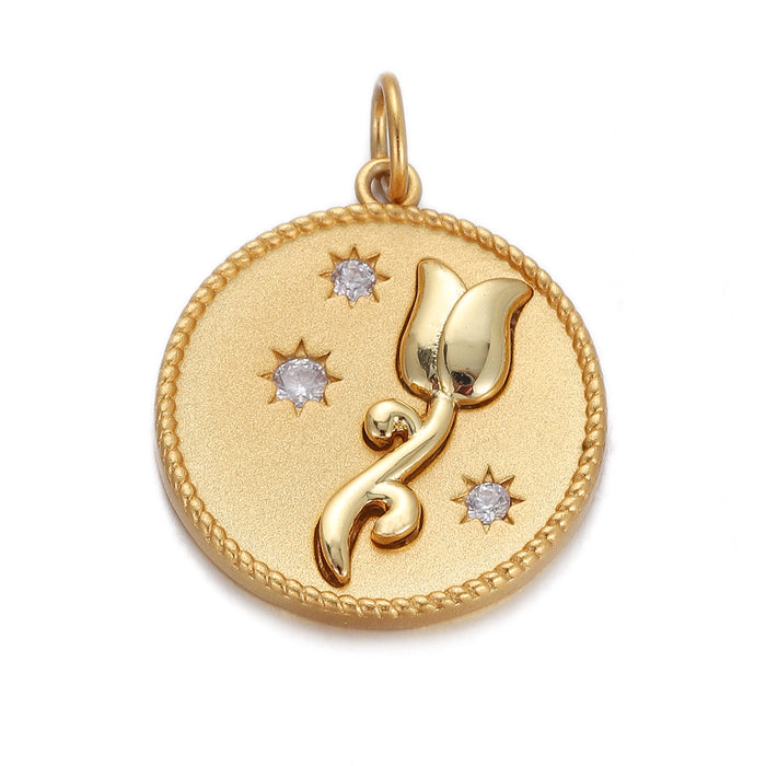 Wholesale Simple Star Moon Oil Drop Necklace JDC-PT-YJ013