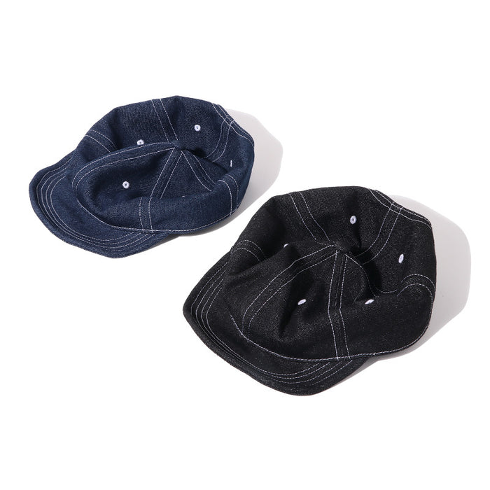 Wholesale Vintage vintage duckbill cap, soft top baseball cap, denim soft short brim