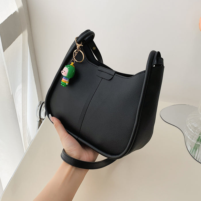 Wholesale Fashionable texture small bag new versatile niche crossbody bag popular single shoulder underarm bucket bag