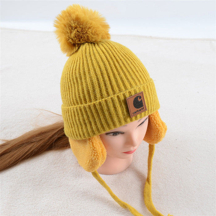 Wholesale Hat Acrylic Fleece Warm Kids Ear Defender Hat (F) JDC-FH-KuT012