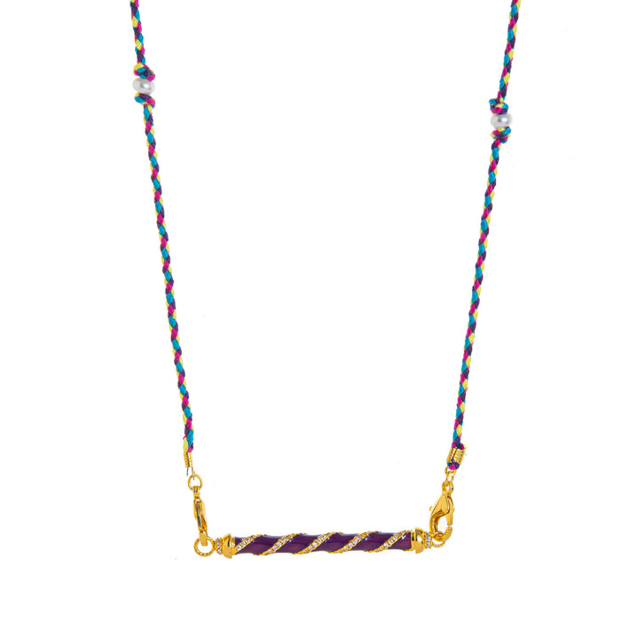 Wholesale Valentine' s Day Colorful Tarot Necklace Women' s Niche Star Eyes Gold-Plated Color-Preserving Pendant