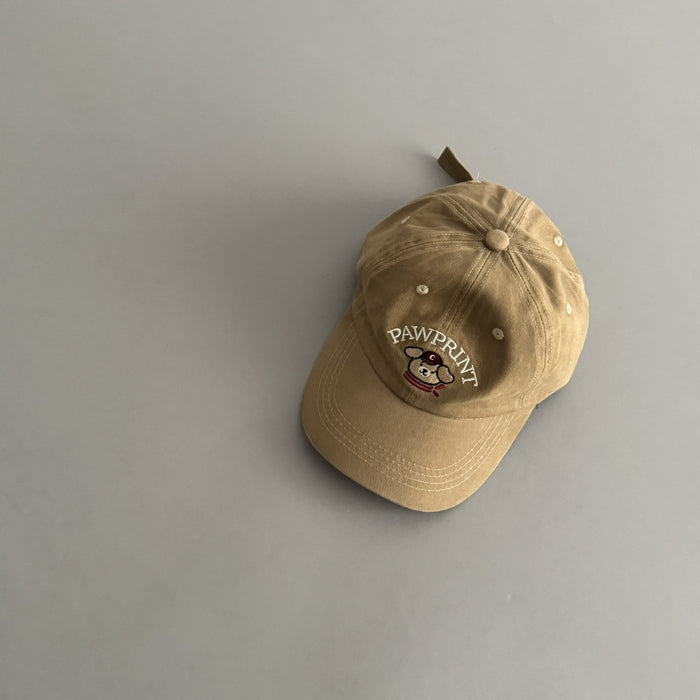 Wholesale Cute Bear Print Kids Baseball Cap Korean Retro Fashion Sun Hat For Boys Girls Outdoor Casual Adjustable Cap