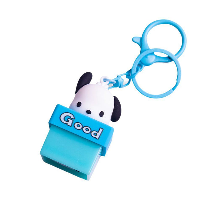 Wholesale Cartoon glowing doll keychain cute backpack car pendant