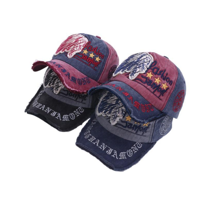 Wholesale Sunshade hat, casual letter baseball cap, used outdoor duckbill cap, spring and autumn