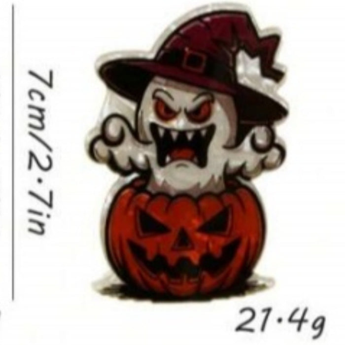 Wholesale  new ghost clip pumpkin skull ponytail clip magic hat shark clip ghost hand eyeball hairpin