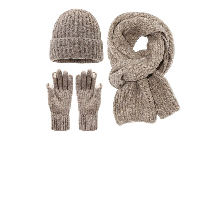 Wholesale Artistic finger-split touchscreen winter warm Hat Set